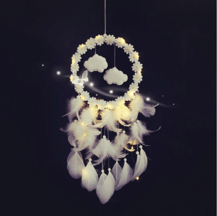 Best-selling product: Dreamcatcher Three Lives and Three Worlds Dreamcatcher Wind Chime, Factory Direct sales, Dream Chaser Feather Pendant detail image 3