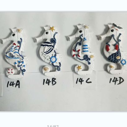 Mediterranean Fridge Magnets 14 (Mixed Pack of Four)