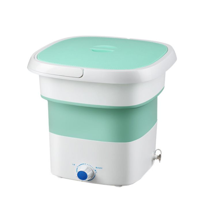 Jingya folding washing machine, a small portable mini ultrasonic cleaning device for underwear and pantyhose, is a semi-automatic laundry magic tool