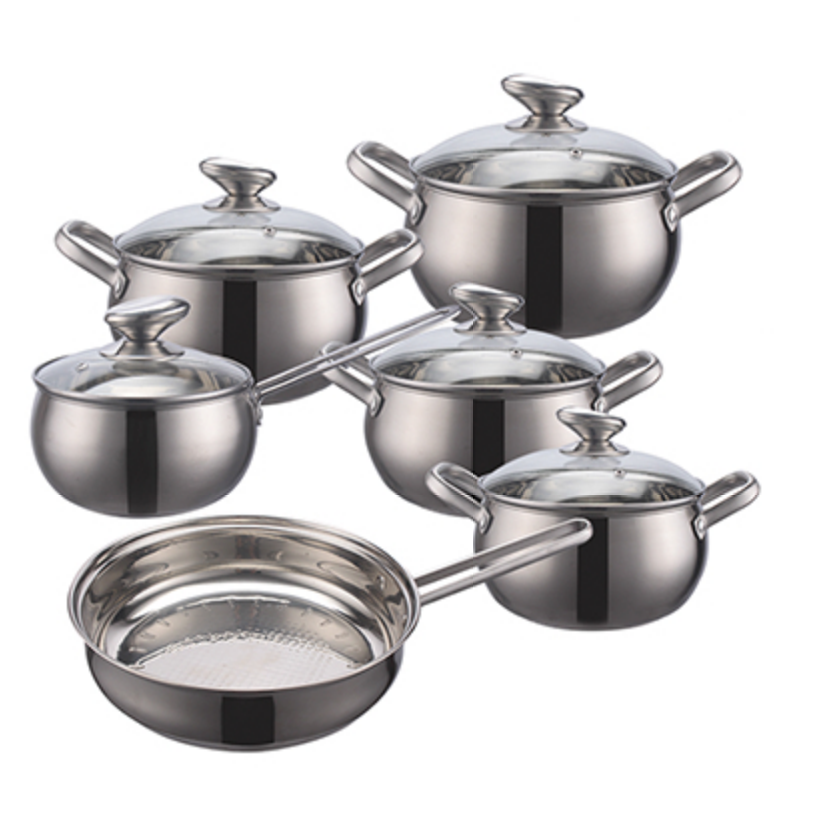 Stainless steel pot set