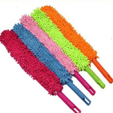 Flexible superfine fiber Chenille duster for car cleaning