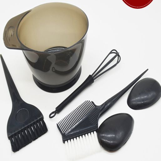 Earmuffs Brush Hair dye home professional oil comb kit Hair salon professional five-piece oil bowl