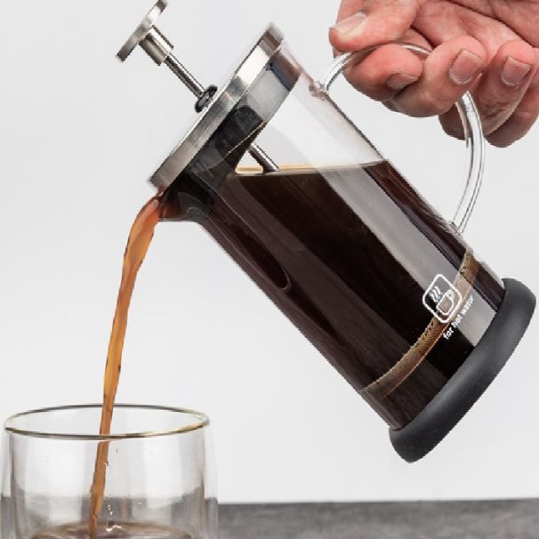 New French press glass coffee maker Home French press filter tea maker Brewing tea pot coffee maker.