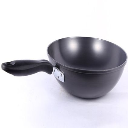 New cast iron black gold stir-frying pan, Chinese style uncoated micro-fume stir-frying pan, kitchenware wholesale