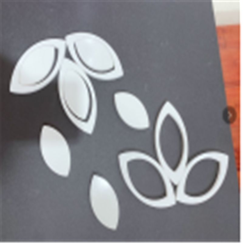 Creative and simple bedroom background leaf wall stickers Specification image