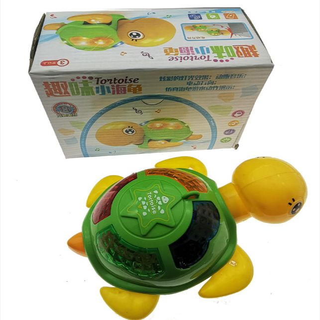 Electric turtle Electric cement mixer music lights children's toys Specification drawing