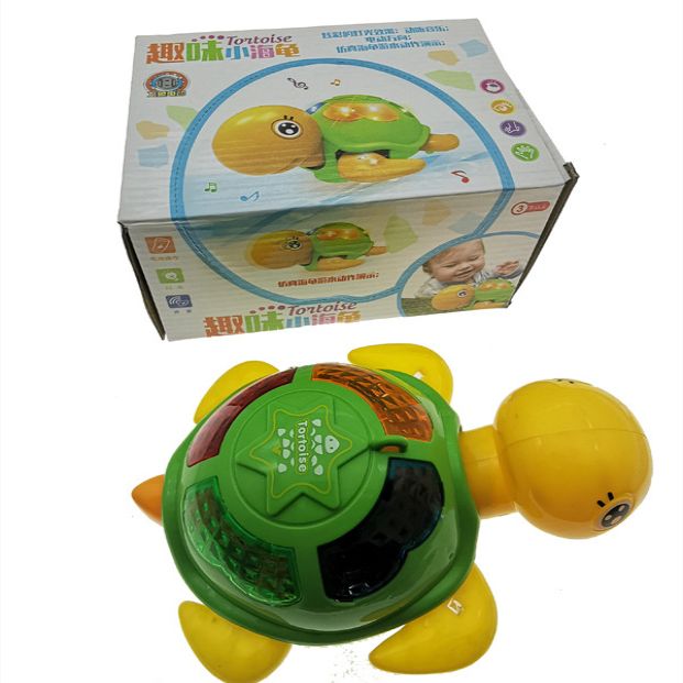Electric turtle Electric cement mixer music lights children's toys details Picture