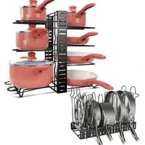 Multi-layer storage rack for all kinds of POTS in kitchen