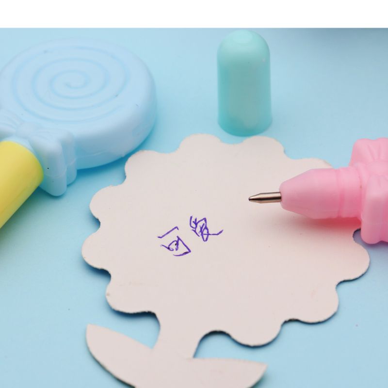 微商地推可爱棒棒糖糖果圆珠笔 赠品扭蛋塑料玩具详情图3