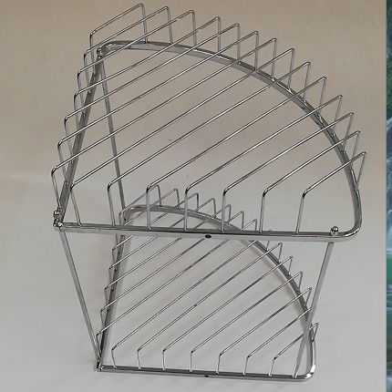 Stainless steel mesh basket storage rack, 2-layer / 3-layer Specification image