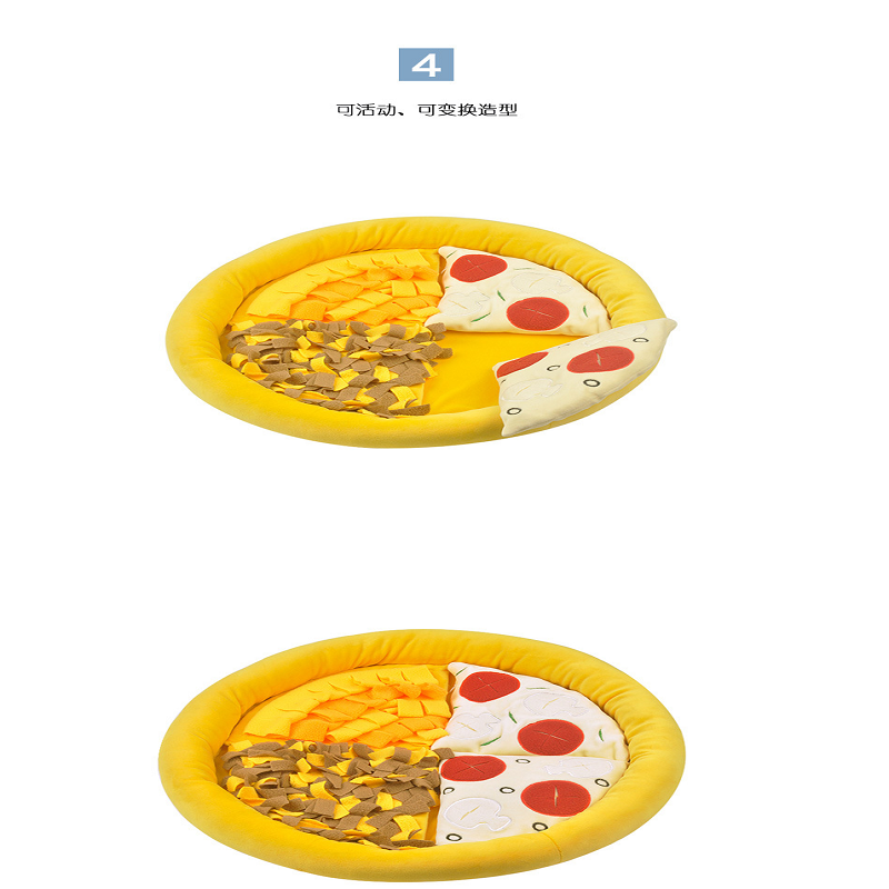 Cross Border New Pet Training Removable And Washable Sniffing Mat For Easy Pet Storage Blanket Pizza Platter Treasure Hunt Blanket undefined
