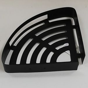 Stainless steel triangular single-layer plate blue storage rack details Picture