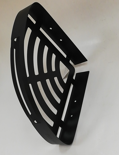 Stainless steel triangular single-layer plate blue storage rack detail image 4