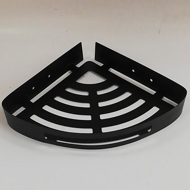 Stainless steel triangular single-layer plate blue storage rack