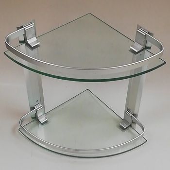 Glass and aluminum storage racks, single-layer/double-layer/triple-layer