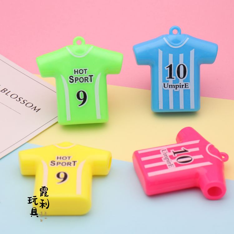 球衣口哨儿童塑料玩具扭蛋赠品 派对玩具详情图3