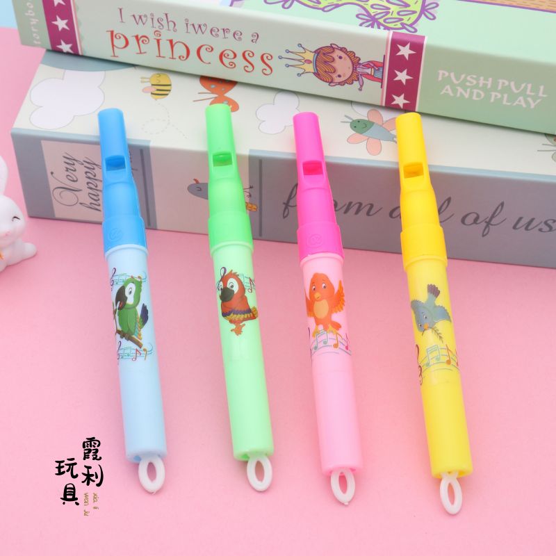 Whistle, pitch change flute, children's plastic toy, party gift