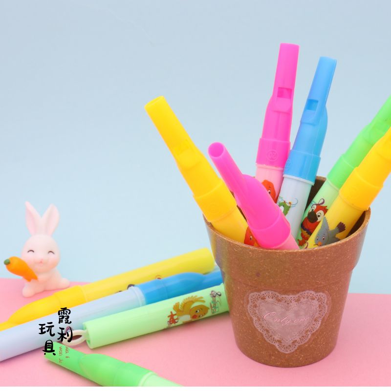 Whistle, pitch change flute, children's plastic toy, party gift details Picture