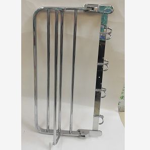 Bath towel rack: Zinc alloy foldable bath towel rack for bathrooms details Picture