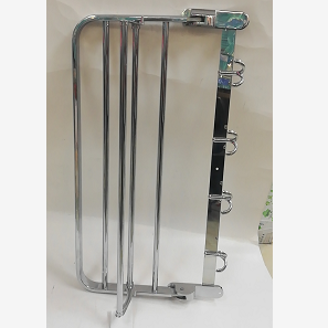 Bath towel rack: Zinc alloy foldable bath towel rack for bathrooms detail image 2
