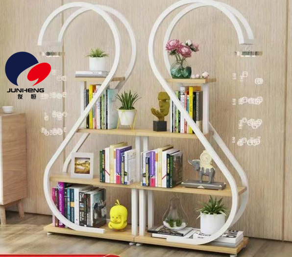 Heart-shaped indoor multi-layered simple storage rack, floor-standing green ivy flower stand, succulent flowerpot stand, living room decoration pic 2