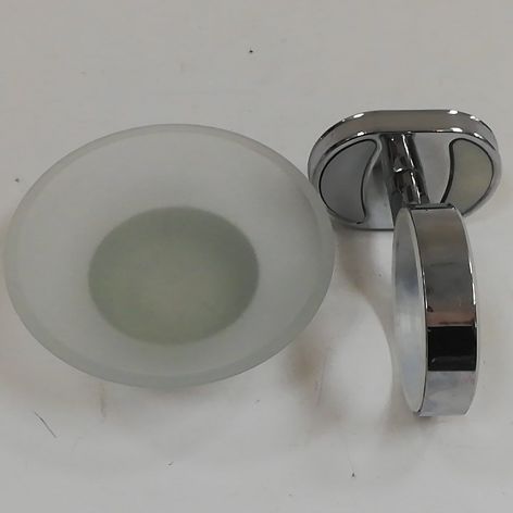 A glass soap dish for the bathroom details Picture