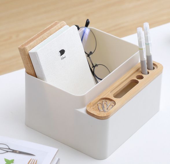 Desktop office multi-purpose storage box