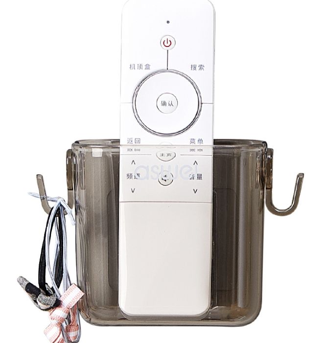 电视空调遥控器收纳盒壁挂