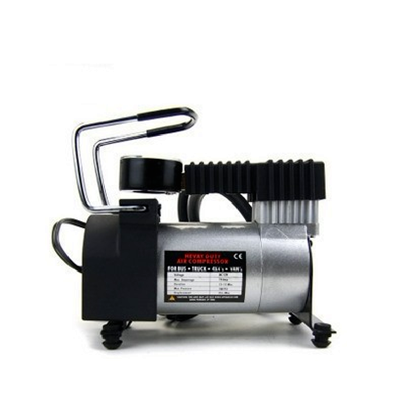 The 12V electric vehicle-mounted high-pressure tire metal portable air pump HT-196 type air pump is selling well across borders detail image 1