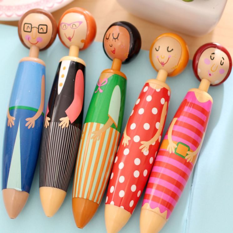 Stationery doll ballpoint pen