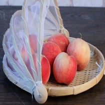 Nylon mesh bamboo braided fruit tray small 34*29*22cm