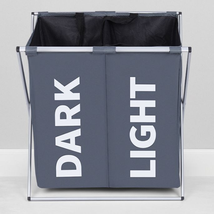 Double compartment clothing sorting storage bag