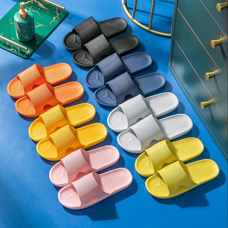 Summer household household bath plastic shower EVA bottom slippers female summer men's bathroom anti-skid couple four seasons a DE-30 full figure