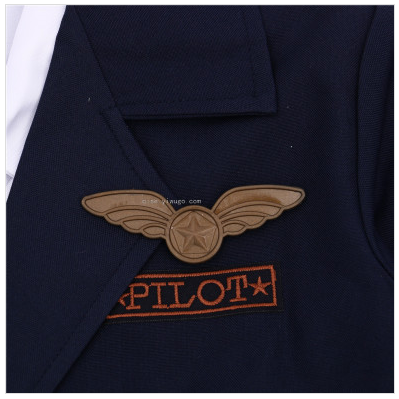 K—0032飞行员服舞会服装节日服装万圣节服装节日用品表演服装派对用品节日道具舞会用品万圣节用品舞台妆详情图3