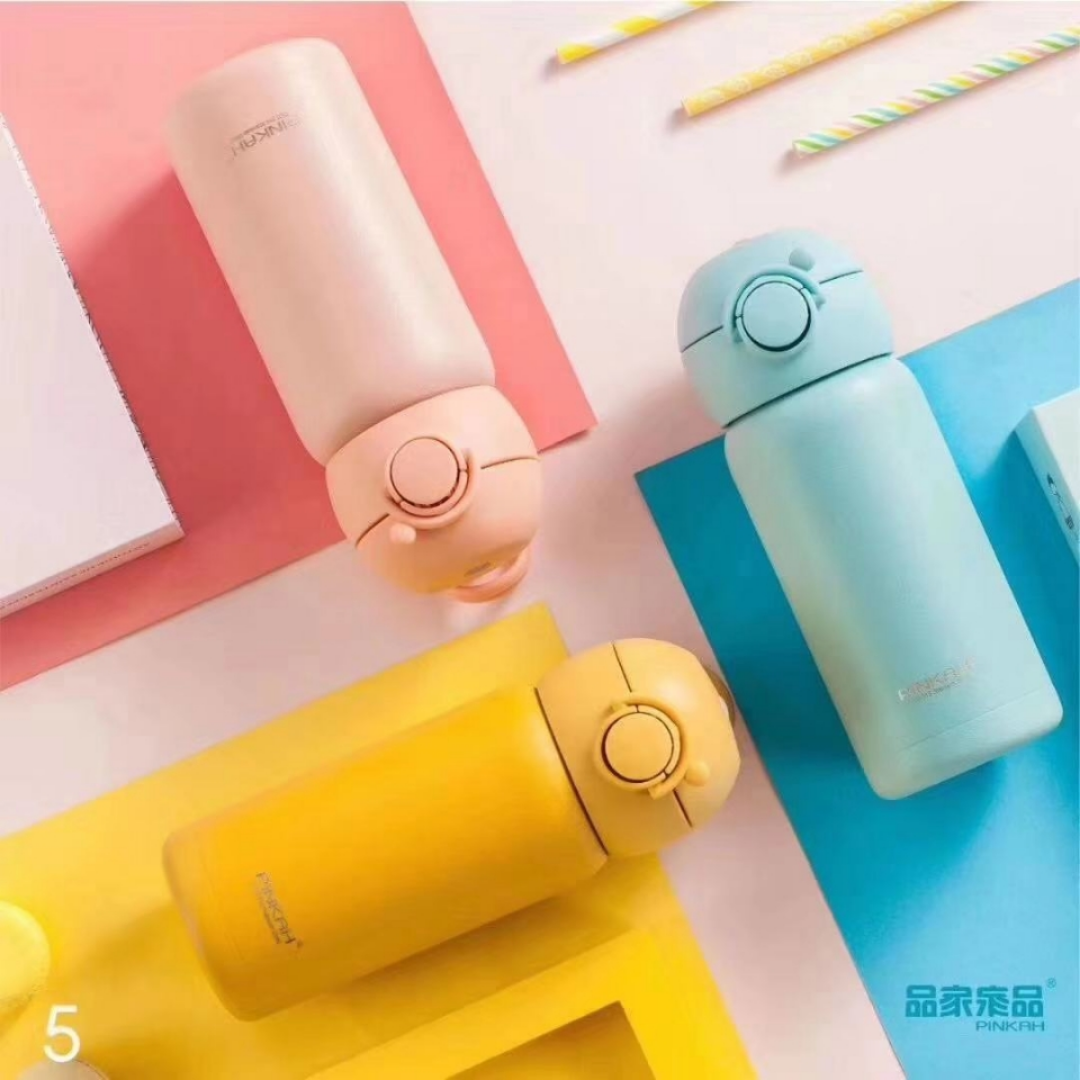 随手真空喷塑保温杯