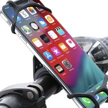 自行车手机支架可360度旋转硅胶自行车支架适用4.5-7寸