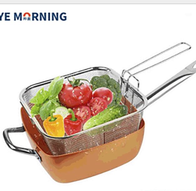 铝制不粘锅平底锅煎锅油炸锅