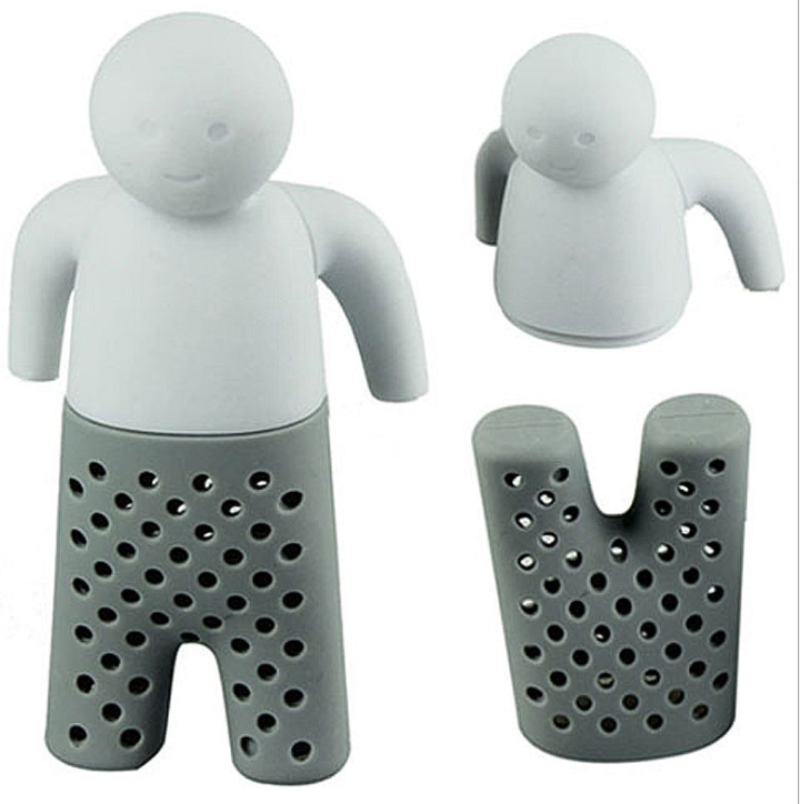 Food-grade silicone tea filter detail image 1