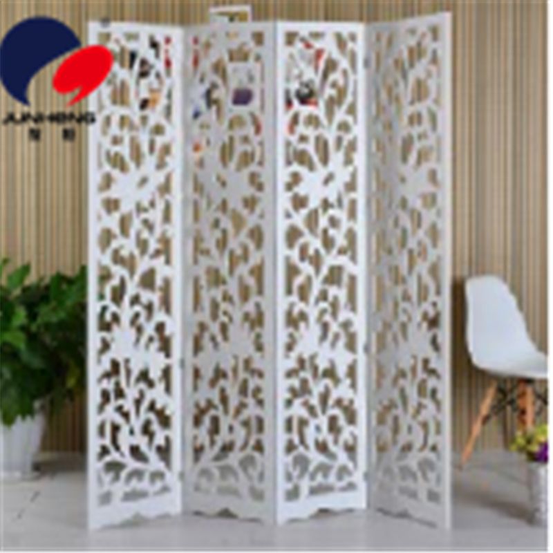 ZW2479D carved and hollowed-out screen partition for living room decoration, lattice background wall, modern PVC high-density board Specification image