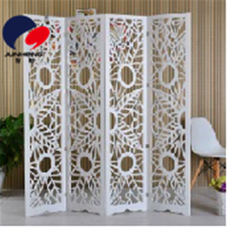 ZW2479D carved and hollowed-out screen partition for living room decoration, lattice background wall, modern PVC high-density board