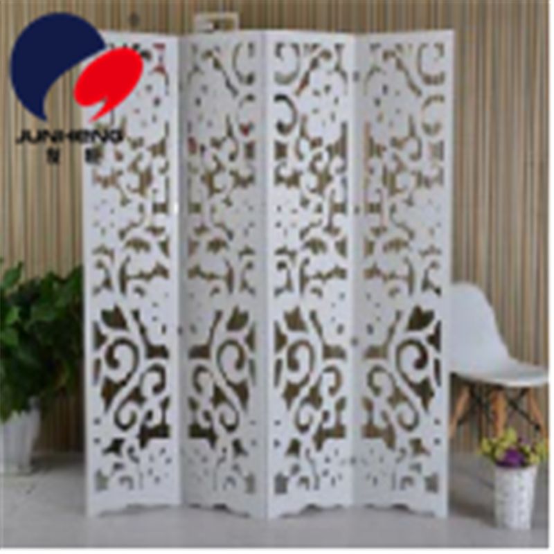 ZW2479D carved and hollowed-out screen partition for living room decoration, lattice background wall, modern PVC high-density board Application Scenario