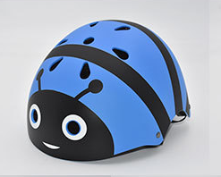 乐清摩配儿童骑行安全头盔卡通可爱瓢虫细节图