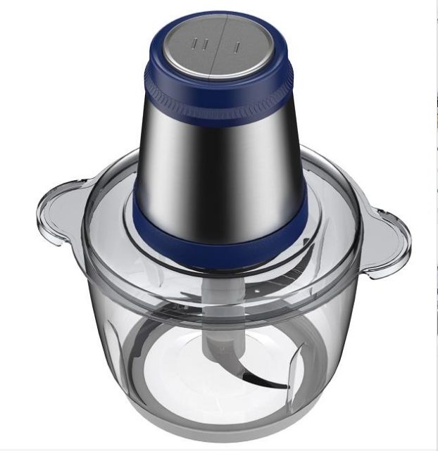 Household electric small garlic mince, meat grinder, filling mixer, meat beating machine, stainless steel filling grinder, 2L