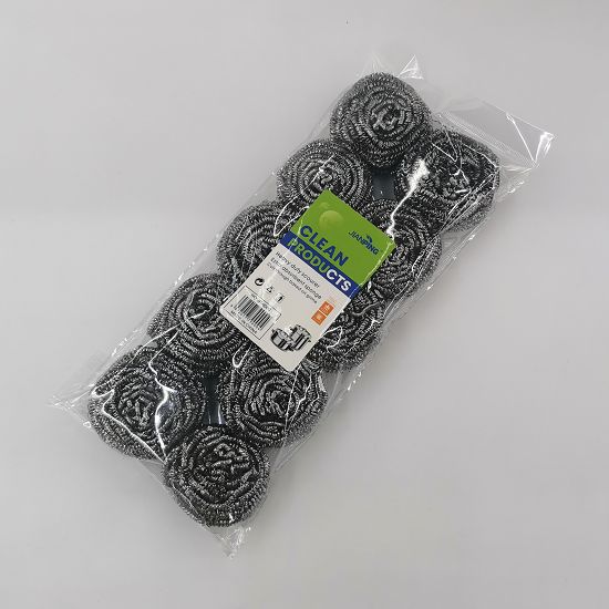 钢丝球10个袋装清洁球强力去污去垢清洁刷锅碗瓢盆水槽厨卫清洁
