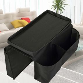 Sofa armrest remote control storage bag
