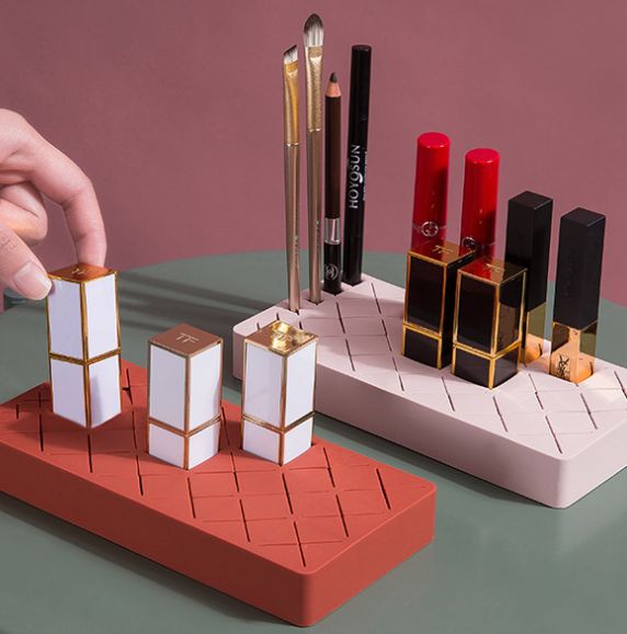 Lipstick storage shelf Cosmetics desktop lip gloss lip glaze organizer box