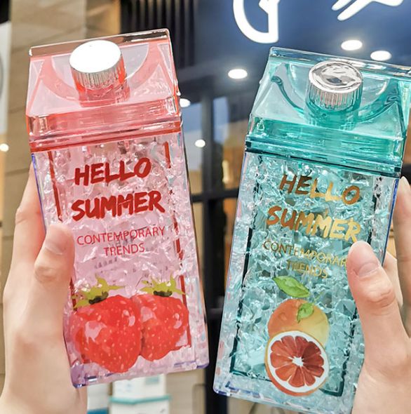 Double-layer thickened refrigerator refrigeration and cold preservation cup straw