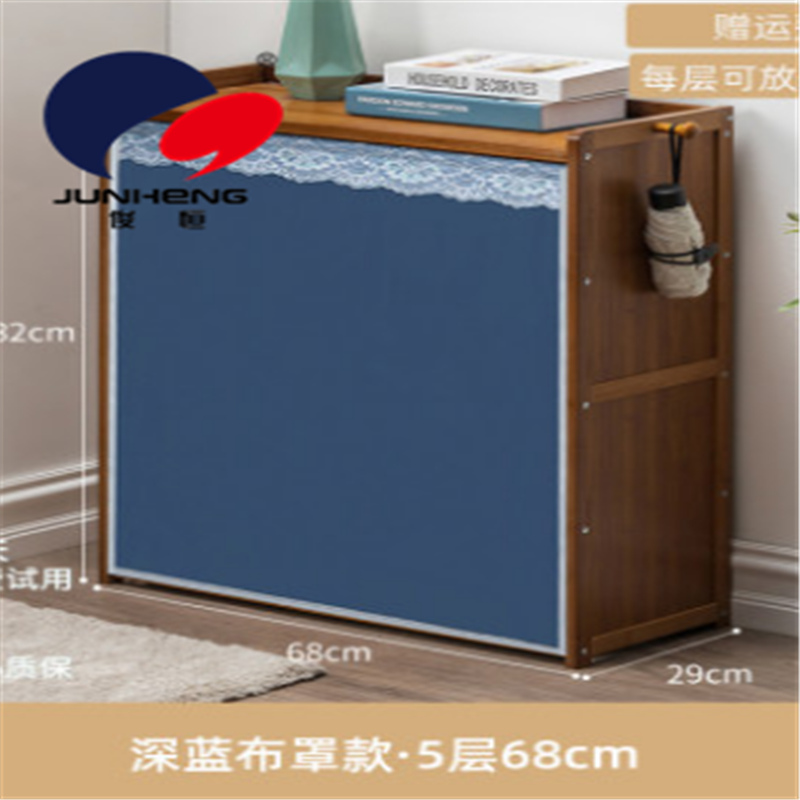 简易鞋架子门口经济型多层防尘家用室内楠竹鞋柜收纳神器详情图2