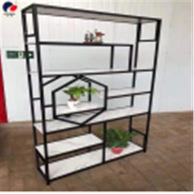 Office partition, ironwork display stand, balcony flower stand, bookshelf, screen decoration, dining room, popular light luxury handicrafts