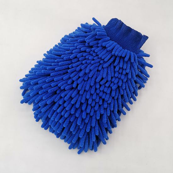雪尼尔大号加密珊瑚虫毛刷汽车清洁双面手套洗车手套汽车清洁用品详情图2